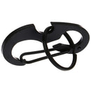 1pc Bottle Opener Keychain Ring D Shape Buckle Clip Outdoor Camping CarabinerS3C