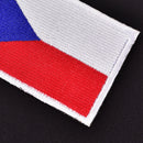 Czech Republic flag embroidered badge military  backpack patches armband M&O