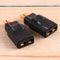 2pcs Wireless Female for Traxxas to T-Plug Deans Style Connector Adapter  A#S