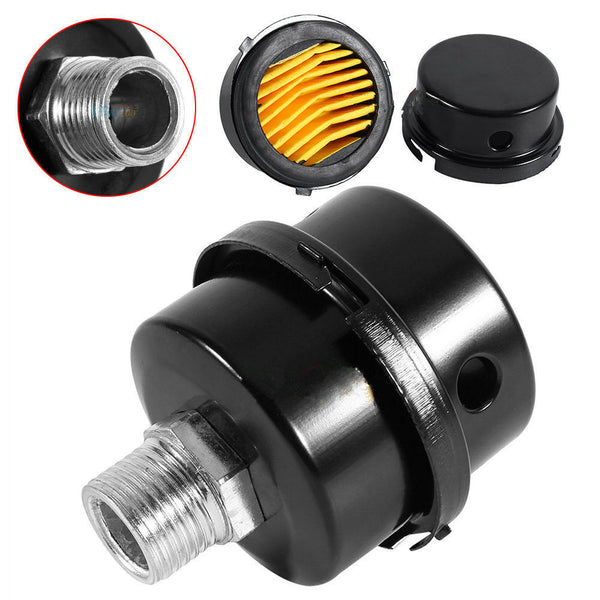 1/2"PT Thread Connector Muffler Filter Silencer for Oil-less Air Compressor 3C