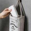 Household Paper Organizer Garbage Trash Storage Bag Vegetable Hanging Container
