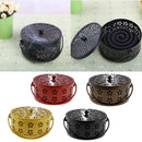 Retro Hollow Out Mosquito Coil Holder Handle Box for Teahouse Home Black