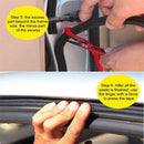 2x 5M B Trim Rubber Strip Universal Car Door Edge Seal Weather-strip 12*6mm