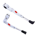 Heavy Duty Adjustable Mountain Bike Bicycle Cycle Prop Side Rear white