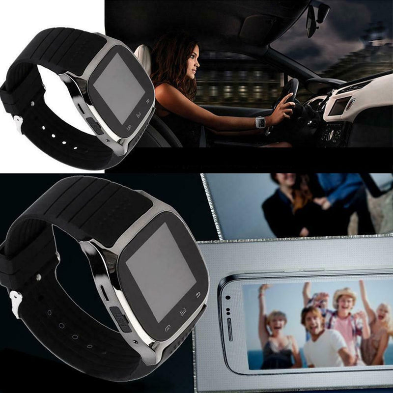 M26 Bluetooth WIFI Smart Wrist Watch Phone for IOS Android Black