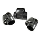 3Pcs Adjustable Quick Release Nylon Clamp Buckle for Paddle Shaft Black
