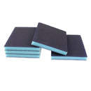 10Pc Coarse/Medium Grit Sanding Sponge Blue Small Area Polishing, 180 Grit