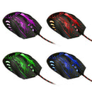 Adjustable 3200DPI 6 Buttons USB Wired Optical Gaming Mouse with LED Game Mice b