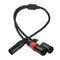 5 Pin Male To Dual 3 Pin Female XLR Audio Microphone Mic Stereo Cable