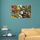 5D DIY Full Round Drill Diamond Painting Relax Pond Cross Stitch Embroidery