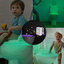 Intelligent 16-color Bathroom Toilet Night Light Human Motion Sensor Light R1R0