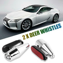 2pcs Detachable ABS Deer Whistles Car Motorcycle Safety Deer Warning Whistles