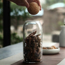 Transparent Glass Storage Tank Borosilicate Glass Sealed Cans With Cork For V3A5