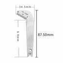 Stainless Steel Corner Front Edge Measuring Gage Twisted Drill Bit Angle MNW