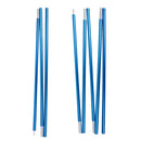 2pcs Aluminum Alloy 11mm Tent Awning Poles 127cm + 185cm for Camping Travel