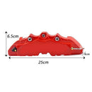 2Pcs Universal Car Wheel Brake Caliper Cover Front Rear Dust Resist Useful ERK