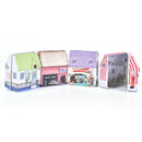 Wedding Party Gift Box House Shape Package Tin Box Candy Cookies Biscuit C a Gw
