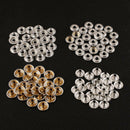 100Pc Stainless Steel Fastener Snap Press Stud Cap Set Button Marine Boat Canvas