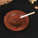 Wooden Ashtray Smoking Dish Ashes Cigarette Tobacco Outdoor Terrace Cigaret