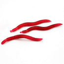 80 Pcs Soft Silicone Earthworm Lure Worm Baits Simulation Fishing Lures 4cm WLP