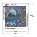 5D DIY Full Drill Diamond Painting Moon Cross Stitch Embroidery Kit (JH192)