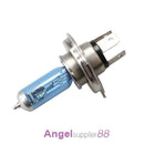 55/60W 4x H4 12V Car Super white Xenon Halogen Light Bulb Headlight Lamp Blue