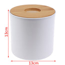 Tissue Box Wooden Cover Paper Home Car Napkins Holder Case Home OrganizerBX