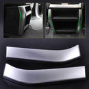 2x Chrome Armrest Box Rear Air Vent Frame Trim Cover fit for BMW X5 F15 2014-16