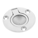 316 Stainless Steel Flush Pull Lift Handle Ring 2'' for Boat Caravan Marine