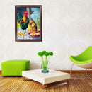 Chicken Family 5D DIY Diamond Painting Cross Stitch DIY Craft Home Decor