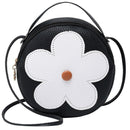 New Fashion Pu Leather Handbag Shoulder Messenger Bag Small Round Bag Ladie R3U4