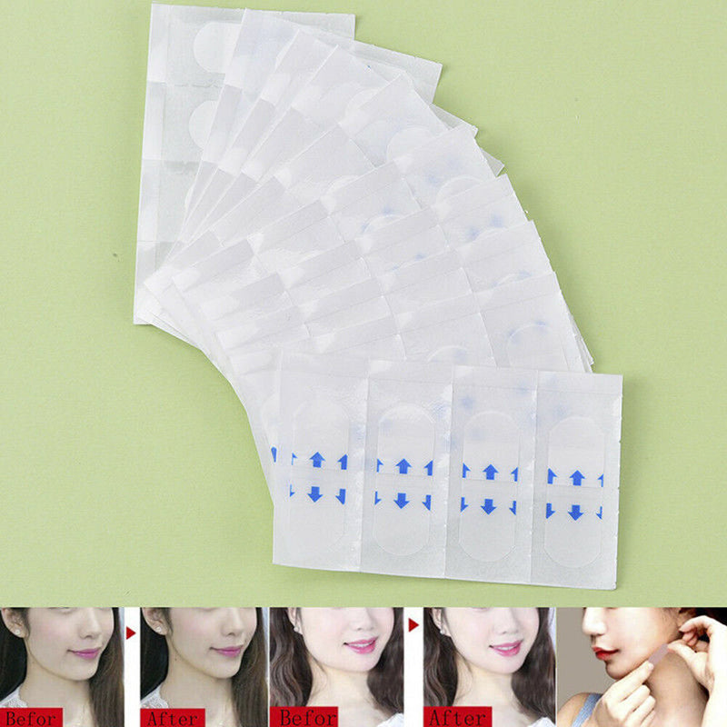 40pcs Face Lift V Shape Face Label Lift Up Maker Chin Adhesive Tape Makeup