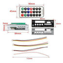 Car aux player usb/sd/audio fm/bluetooth MP3 decoding board with remote con J9F7