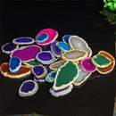 Agate Slices Geode Polished Irregular Crystal Quartz Healing Reiki Stone LJ