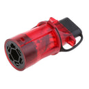 7-Way Round To 4 Pin Flat Trailer Wire Light Power Adapter Plug with Dust Cap
