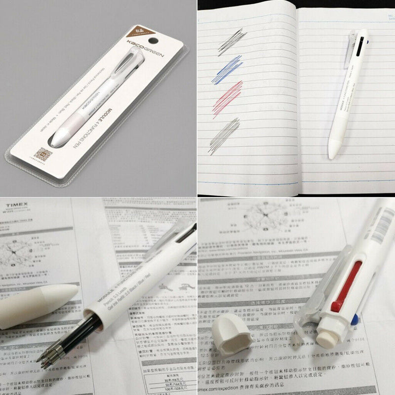 Multi-Function 4 in 1 Ballpoint Pen with Pencil Perfectly for Daily Use