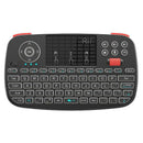 Rii I4 Mini Bluetooth Keyboard 2.4GHz Dual Modes Handheld Fingerboard Backl