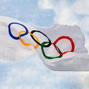 Summer Olympic Flag 5 x 3 FT 100% Polyester With Eyelets F5M4 Banner Rings S0J1