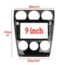 9 Inch 2Din Car Stereo Radio DVD Player Panel Audio Trim Frame for Mazda 6