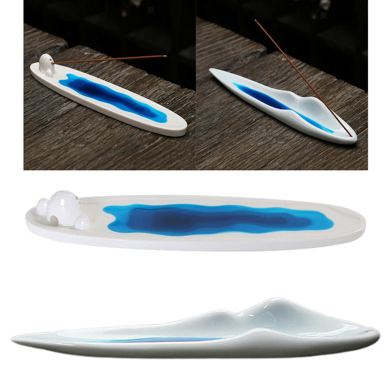 2pcs Incense Holder or Incense Burner Holder, Ceramic Insence Holder or Tray for