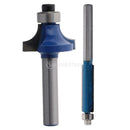 Pack of 2, 1/4 and 6mm Shank Flush Trim Routing Bits Woodworking Cutter Tool,