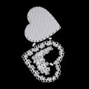 Hollow out heart Metal cutting dies stencil scrapbooking embossing album diy 3C