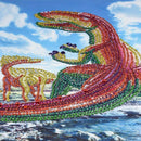 Colorful "Dragon" Baby Dinosaur Head 5D Diy Diamond Painting Partial Specia R4R6