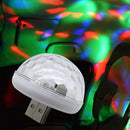 USB Mini LED RGB Disco Stage Light Party Club DJ KTV Xmas Magic Phone Ball Lamp
