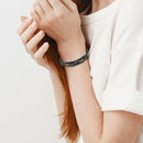 Retro Cowhide Leather Weave Rope Bracelet Bangle Unisex Jewelry (Style 1) A
