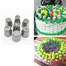 7Pcs Russian Tulip Flower Cake Icing Piping Nozzles Decorating Tips Baking UEX