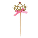25xGold Unicorn Pink Sipping Straw 10xCake Topper Girls Birthday Party Decor