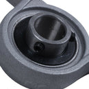 Machine KP001 Set Screw Pressed Steel Solid Base Pillow Block Bearing