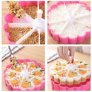 1* Cake Plate Sushi Mold Set Creative Heart Shaped Mold For Birthday Sushi Q0S4