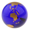 Mini Crystal Earth Ball 60mm (2.4in.) Home and Office Decor Educational Gift